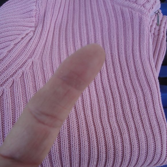 Van Heusen Quarter Zip Knit Sweater Women's Size XL - Picture 10 of 10